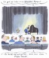 Cartoon: klassisches konzert (small) by woessner tagged klassisches,konzert,fehlersuche,genuss,kultur,musik,kritiksucht,klatsch,tratsch,klassik,moderne