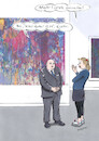 Cartoon: Letzte Generation (small) by woessner tagged cartoons,karikaturen,woessner,gerhard,richter,kunstmarkt,kunstmafia,kunstspekulation,wertsteigerung,kapitalanlage,jugendbewegung,opposition,widerstand,erderwärmung,klimawandel,kohlendioxid,revolution,letzte,generation,attentat,kunst,museum,malerfürst,fliessbandkunst,abstrakte,extinction,rebellion,proteste,aktionisten,kleben,autoverkehr,verkehrswende,luftverschmutzung,umwelt,umweltbewegung