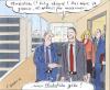 Cartoon: mindestlohn (small) by woessner tagged wirtschaft,gewerkschaft,arbeit,geld,