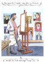 Cartoon: Portrait (small) by woessner tagged woessner,karikatur,cartoon,kunstbetrieb,kunstmarkt,künstlertum,vorurteil,farbe,malerei,staffelei,portraits,keilrahmen,portrait,nackt,nacktheit,maler,malerinnen,kunst,atelier,portraitist,modell,sitzung,erotik,beziehung,sex,anmache,flirt,boheme,bohemien,kun