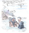 Cartoon: Poseidon (small) by woessner tagged woessner,cartoons,karikatur,frisiersalon,meer,griechenland,bartwuchs,behaarung,behaart,haare,männlich,weiblich,gepflegt,ungepflegt,wild,banalität,selbstverständlichkeit,poseidon,nassrasur,rasieren,barbier,friseur,frisur,rasur,bart,vollbart,meeresgott,grie