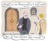 Cartoon: Priesternachwuchs (small) by woessner tagged priesternachwuchs,geistlicher,beziehung,missbrauch,katholisch,kirche,pfarrer,priester,reporter