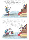 Cartoon: Reinheitsgebot (small) by woessner tagged reinheitsgebot,deutsch,deutschland,bier,bierherstellung,zutaten,norm,industrienorm,hofnarr,schalk,spinner,clown,könig,thron,herrscher,bayern,raumfahrt,mondlandung,zukunft,wahrscheinlichkeit,woessner,karikaturen,cartoon,deutsches,alkohol,genussmittel,rausc