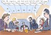 Cartoon: schrottpapiere (small) by woessner tagged nzkrise,banken,spekulation,finanzbranche,blase,griechenland,euro,europa