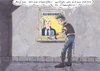 Cartoon: schwarzfahren (small) by woessner tagged schwarzfahren,umsteigen,öffentliche,verkehrsmittel,öpnv,auskunft,tarif,punk,jugend,jura,juristisch,kontrolleur