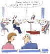 Cartoon: Stimmen (small) by woessner tagged stimmen,instrumente,orchester,konzert,musik,kritik,konsument,konzertbesucher