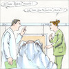 Cartoon: studiert (small) by woessner tagged cartoon,karikatur,woessner,medizin,arzt,visite,patient,kranker,gesunder,krankheit,gesundheit,gleichbehandlung,akademiker,pflegepersonal,akademischer,grad,ausbildung,bildung,universität,hochschule,promoviert,studiert,krankenhaus,pflegekräfte,krankenschwester,kompetenz,erfahrung,fachwissen,hierarchie,medizinisch,gesundheitswesen,akademisch,studium