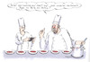 Cartoon: Suppe im Netz (small) by woessner tagged woessner,karikaturen,cartoons,onlinedienst,blo,blogger,tweet,twitter,essen,kochen,ernährung,geschwätzigkeit,plappermäulchen,selbstverliebtheit,narzissmus,selfie,suppe,im,netz,facebook,instagram,influencer,soziales,netzwerk,selbsdarstellung,internet,koch,köchin,grossküche,likes,daumen,hoch,klicks,follower,soziale,netzwerke,datenschutz,datenhandel