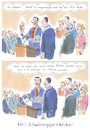 Cartoon: Verschwörungspraktikerinnen (small) by woessner tagged woessner,karikaturen,cartoons,volk,vertreten,demokratisch,bestechung,korruption,vorteilsnahme,korrupt,bestechlich,zeremonie,amtseinführung,verfassung,verschwörungspraktiker,politiker,amtseid,volksvertretung,demokratie,lobbyismus,verschwörungstheorie,verschwörung,schwören,eid,ablegen,beeiden,schwur,politikerinnen,politik,politisch,interessenvertretung
