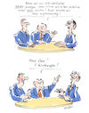 Cartoon: Wasser predigen (small) by woessner tagged woessner,karikaturen,cartoons,politikerinnen,fleischtöpfe,privilegien,korruption,bestechung,überfluß,glaubwürdigkeit,unglaubwürdig,kirschwasser,bestellung,restaurant,politikverdrossenheit,käuflichkeit,wasser,predigen,statt,wein,politik,gerechtigkeit,vorteilsnahme,luxus,heuchelei,doppelmoral,predigt,askese,einschränkung,gürtel,enger,schnallen,bescheidenheit,sonntagsrede