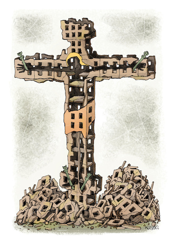 Crucifix. Ukrainian Golgotha Crucifix. Ukrainian Golgotha