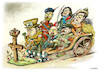 Cartoon: Impasse (small) by kusto tagged putin,stalin,lenin,nicholas,ii,catherine,the,great,peter