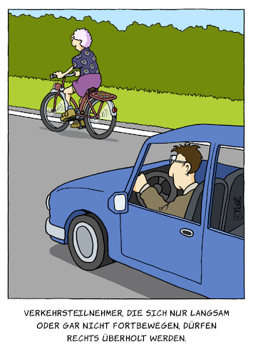 Rechts überholen Rechts überholen