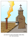 Cartoon: Konklave (small) by MosesCartoons tagged america,amerika,usa,trump,deal,president,smoke,vatican,vatikan,pope,papst,konklave,conclave,rom,papstwahl,kirche,church,voting,vote,mosescartoons