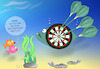 Cartoon: Big Fish (small) by a-b-c tagged abc,dart,dartpfeil,pdc,sport,sport1,wm,finale,london,allypally,double,out,co,triple,bullseye,bigfish,punkte,wurf,werfen,bouncer,average,leg,set,dartboard,caller,checkout,doppelfelder,finish,game,highfinish,tops,gaga,wright,smith,bullyboy,clemens,gerwen,price,meer,fische