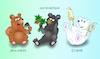 Cartoon: Eiszeit (small) by a-b-c tagged bär,baer,braunbär,schwarzbär,eisbär,beeren,beere,eis,eisdiele,softeis,dänemark,eiscreme,icecream,abkühlung,sommer,sommerzeit,fun,spaß,leben,süß,teddy,teddybär,grizzly,nordpool,arktis,kanada,alaska,norden,panda,tier,abc,zoo,tierpark,eiswaffel,eiskugel,lecker,himbeereis,vanilleeis,erdbeereis,schokoeis