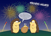 Cartoon: Frohes Neues! (small) by a-b-c tagged abc,neujahr,silvester,bleigießen,2024,feuerwerk,guten,rutsch,jahresende,mitternacht,igel,schnecke,snack,vorsätze,hunger,angst,wünsche,jahresrückblick,anstoßen,dezember,januar