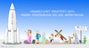 Cartoon: Himmelfahrt (small) by a-b-c tagged christi,himmelfahrt,vatertag,feiertag,vater,mann,männer,bier,trinken,alkohol,feiern,rakete,ariane,himmel,raumfahrt,reise,weltraum,urlaub,jesus,kreuz