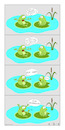 Cartoon: Quaak? (small) by a-b-c tagged frösche,frosch,teich,tümpel,unterhaltung,tiere,plausch,quark,kommunikation,quaken,introvertiert,extrovertiert,see,wasser,konversation,gespräch,smalltalk,abc