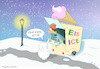 Cartoon: Schoko oder Himbeere? (small) by a-b-c tagged eis,schnee,winter,frost,schneemann,eissorte,eiswagen,kugel,schneekugel,schneien,kristall,weihnachten,fest,kinder,freude,erdbeereis,schokoeis,vanilleeis,preis,kopflos,laterne,licht