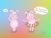 Cartoon: Speckdrum (small) by a-b-c tagged abc,spektrum,speckdrum,kalauer,wissenschaft,physik,farben,frequenz,mathematik,matrix,vielfalt,bandbreite,palette,umfang,skala,varianz,wurst,fleisch,schwein,würstchenkette,fleischer,tier,stall,bauer,leberwurst