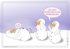 Cartoon: Winter Ereignis (small) by a-b-c tagged abc,winter,schnee,eis,kalt,schneemann,schneefrau,schneewehen,schneeverwehung,schneegestöber,geburt,schwangerschaft,baby,wehen,schmerz,krankenhaus,klinik