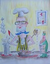 Cartoon: Chefkoch (small) by Bubi007 tagged essen