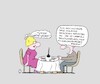 Cartoon: Typisch Mathelehrer (small) by CartoonMadness tagged restaurant mathelehrer servietten math2022