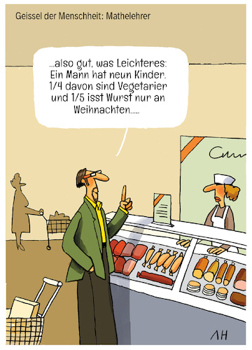 Cartoon: geissel der menschheit (medium) by anton heurung tagged math2022