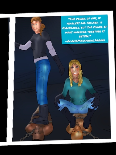 Cartoon: Mistresstopia (medium) by Mistresstopia Fans tagged comic,books