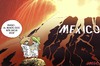 Cartoon: distraccion (small) by JAMEScartoons tagged mexico,volcan,violencia,fox,caricatura