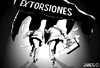 Cartoon: mas vale aqui corrio aqui murio (small) by JAMEScartoons tagged extorsion,corrupcion