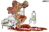 Cartoon: Medicina caducada (small) by JAMEScartoons tagged enfermo,corrupcion,impunidad,injusticia,medicina,james,cartonista,jaime,mercado