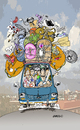 Cartoon: Vacaciones (small) by JAMEScartoons tagged vacaciones,viaje,turismo,familia,james,cartoons,jaime,mercado