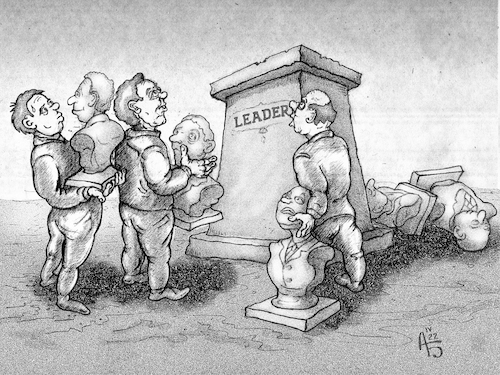 Cartoon: die Wahlen (medium) by Back tagged wahlen,führer,leader