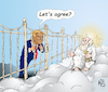 Cartoon: Deal (small) by Back tagged deal,trump,usa,policy