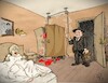 Cartoon: Hast du nicht gewartet? (small) by Back tagged ehebruch,hahnrei,rache,vergeltung,othello,frau,ehemann,cartoon,humor