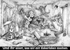 Cartoon: Kakerlaken bekämpfen (small) by Back tagged zweck,mittel,konflikt,kampf,konfrontation