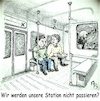 Cartoon: Letzte Fahrt (small) by Back tagged quote,portion,teil,anteil,bruchteil,leben,schicksal,geschick,los,verhängnis,moira,tyche,tod