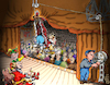 Cartoon: Theaterwitz (small) by Back tagged theater,witz,scherz,ziehung