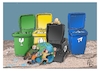Cartoon: To the landfill (small) by Back tagged earth,people,ecology