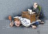 Cartoon: Unter Druck (small) by Back tagged presse,pressefreiheit
