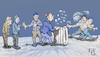 Cartoon: Wärmestation (small) by Back tagged wärmestation,wetter,klima,wärme,energie,winter,cartoon,kälte,frost,einfrieren