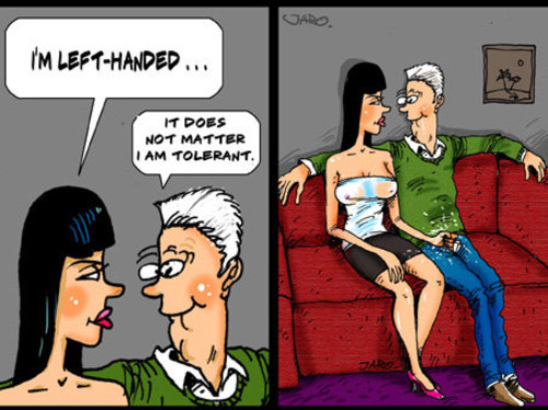 Cartoon: blow job (medium) by JARO tagged blow,job