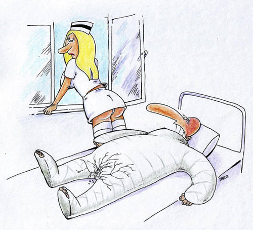 Cartoon: NURSE (medium) by JARO tagged nurse