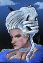 Cartoon: ICE Rococo (small) by JARO tagged rococo,woman,surrealism