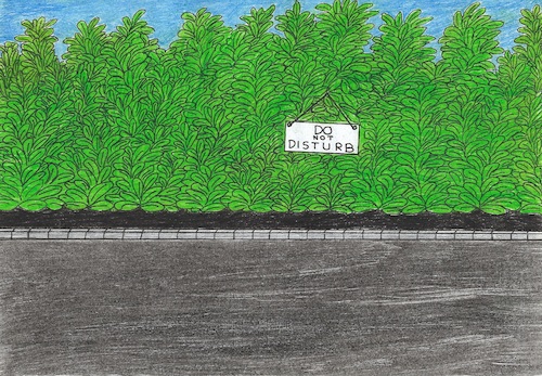 Cartoon: no title (medium) by chakhirov tagged bushes