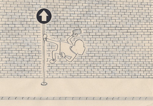 Cartoon: no title (medium) by chakhirov tagged trafficsign