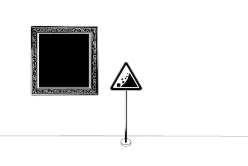 Cartoon: no title (medium) by chakhirov tagged trafficsign