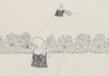 Cartoon: no title (small) by chakhirov tagged sackrace,kite